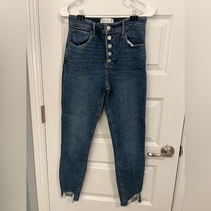 Abercrombie High Rise Super Skinny Ankle Jeans